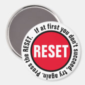Aangepaste Druk op de Reset Button Magneet (Voorkant / Achterkant)