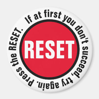Aangepaste Druk op de Reset Button Magneet