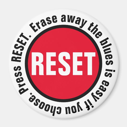 Aangepaste Druk op de Reset Button Magneet (Voorkant)