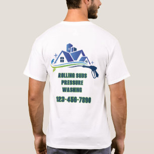 Aangepaste drukwas bedrijfspromotie t-shirt