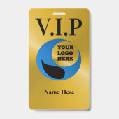 Aangepaste dubbelzijdige gelamineerde VIP naamkaar Badge (Voorzijde)