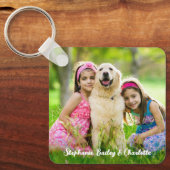 Aangepaste dubbelzijdige Kinder gepersonaliseerde Sleutelhanger (Voorkant)