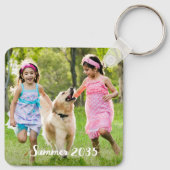 Aangepaste dubbelzijdige Kinder gepersonaliseerde Sleutelhanger (Achterkant)