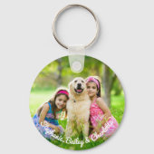 Aangepaste dubbelzijdige Kinder Personazlied twee  Sleutelhanger (Voorkant)