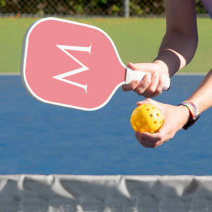 Aangepaste dubbelzijdige Sjabloon Monogram Initiaa Pickleball Paddle