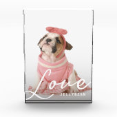 Aangepaste duim LOVE Cute Fotoblokken (Voorkant)