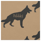 Aangepaste Duitse herdershondenstof Stof (Close Up)