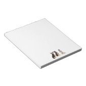 Aangepaste Duitse Puppies van Shepherd Notitieblok (Schuin)