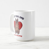 Aangepaste Duitse Shepherd Dog Dad Koffiemok (Voorkant links)