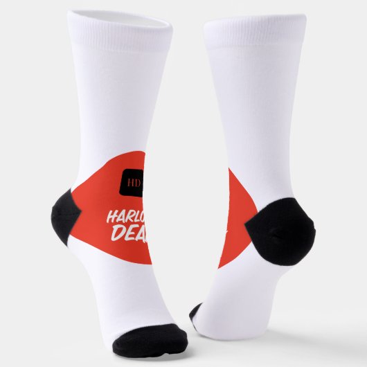 Aangepaste, duurzame Premium Crew Socket Sokken (Gebogen)