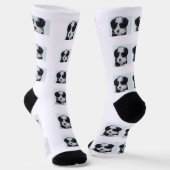 Aangepaste, duurzame Premium Crew Socket Sokken (Gebogen)