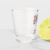 Aangepaste DVM Doctor in de diergeneeskunde Shot Glas (Links)