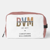 Aangepaste DVM Doctor in de diergeneeskunde Toilettasje (Achterkant)