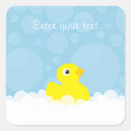 Aangepaste eend douche Stickers