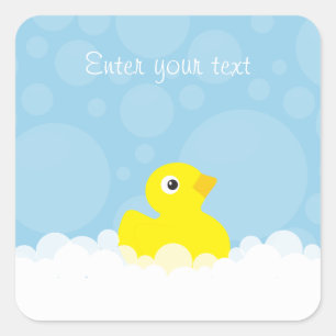 Aangepaste eend douche Stickers