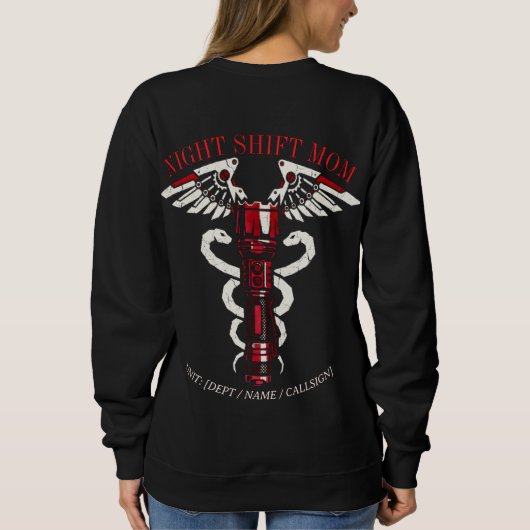Aangepaste eenheid Medic Mom Gear Bag Tactische Pa Trui (Achterkant)