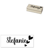 Aangepaste Eenvoudige 3-liefdesharten Aangepaste n Rubberstempel (Gestempeld)