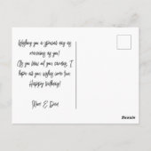 Aangepaste Eenvoudige Aangepaste Aangepaste Fotoda Briefkaart (Achterkant)