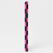 Aangepaste Eenvoudige Abstracte Geometrische Check iPhone Hoesje (Rechterkant)