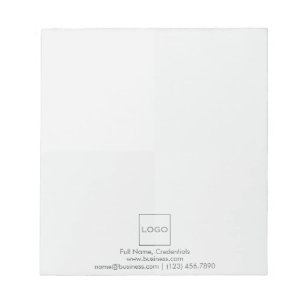 Aangepaste Eenvoudige Elegante Logo Bedrijf Notitieblok