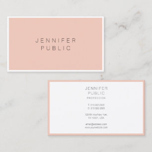 Aangepaste Eenvoudige Elegante Moderne Minimalisti Visitekaartje