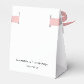 Aangepaste eenvoudige lekkere bruiloft bedankt bedankdoosjes (Achterkant)