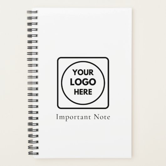 Aangepaste Eenvoudige Logo Professionele Planner (Voorkant)