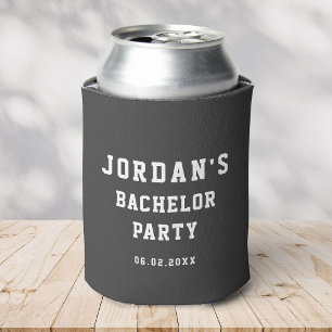 Aangepaste Eenvoudige Moderne Koele Bachelor Party Blikjeskoeler
