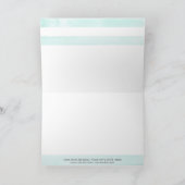 Aangepaste, eenvoudige, moderne Waterverf Notitiekaartje (Binnen)