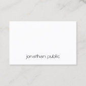 Aangepaste, eenvoudige professionele, elegante Sja Visitekaartje (Voorkant)