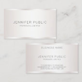 Aangepaste, eenvoudige professionele Sjabloon Visitekaartje (Voorkant / Achterkant)