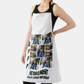 Aangepaste eenvoudige retirement 9 Photo Collage Schort (Insitu)