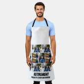 Aangepaste eenvoudige retirement 9 Photo Collage Schort (Gedragen)