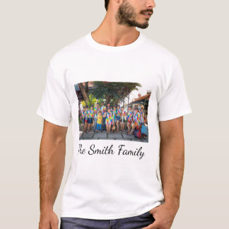 Aangepaste, eenvoudige reünie foto t-shirt