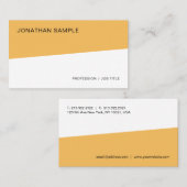 Aangepaste, eenvoudige Sjabloon voor professionele Visitekaartje (Voorkant / Achterkant)