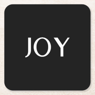 Aangepaste eenvoudige stijlvolle onroerend goed vierkante kartonnen onderzetter