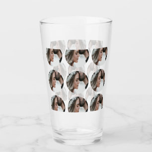 Aangepaste Eenvoudige Voeg Circulaire fotocollage Glas