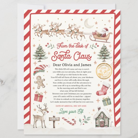 Aangepaste eerste Elf Arrival Letter (Voorkant)