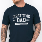 Aangepaste eerste keer papa grappig nieuwe papa Va T-shirt