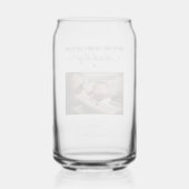 Aangepaste eerste Vaderdag-minimalistische foto Blikvorm Glas (Achterkant)