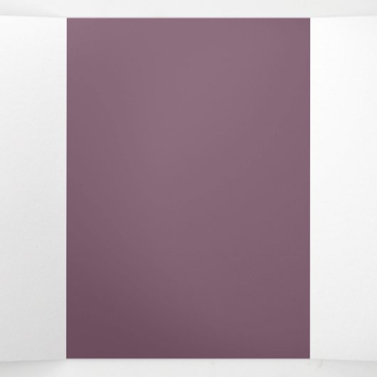 Aangepaste effen kleur drieluik uitnodiging (Binnenkant midden)