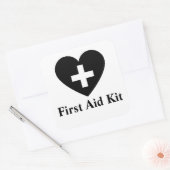 Aangepaste EHBO-kit voor vierkante sticker (Envelop)