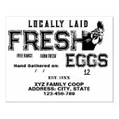 Aangepaste eierkartonstempel 	rubberstempel (Afrduk)