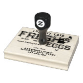 Aangepaste eierkartonstempel 	rubberstempel (Stempel)