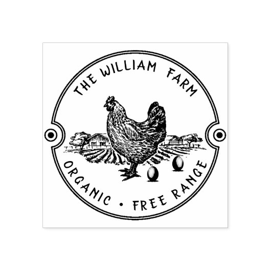 Aangepaste ⎢ Eierstempel Rubberstempel (Afrduk)