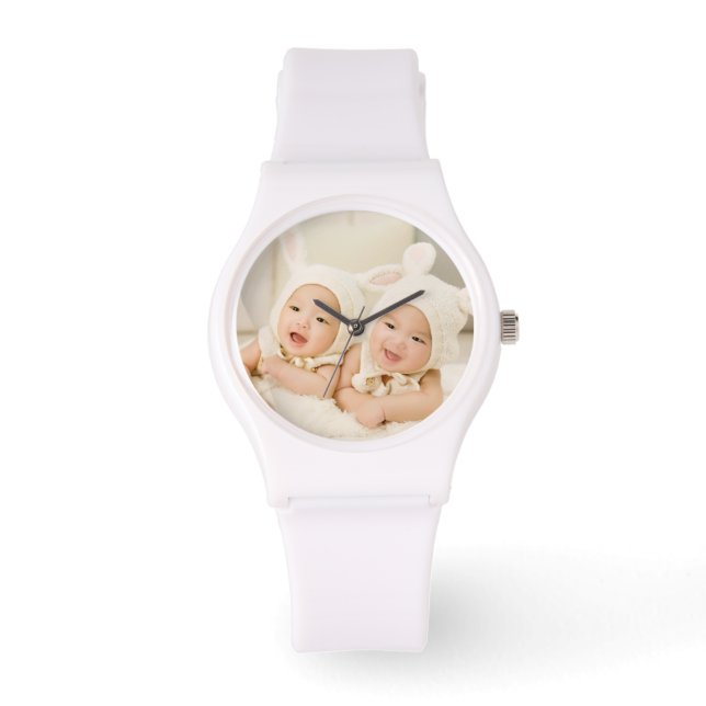 Aangepaste, eigen Baby foto Horloge (Voorkant)