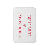 Aangepaste eigen foto badmat (Voorkant Verticaal)