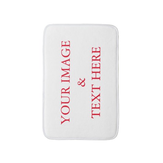 Aangepaste eigen foto badmat (Voorkant Verticaal)