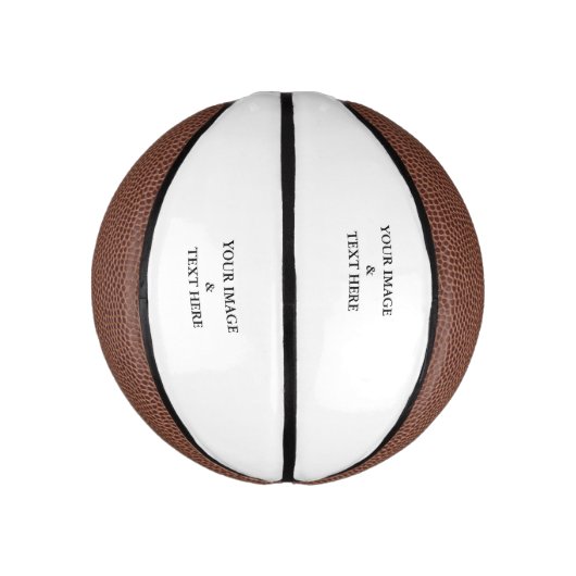 Aangepaste eigen foto basketbal (Verticaal)