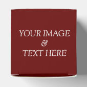 Aangepaste eigen foto bedankdoosjes (Bovenkant)